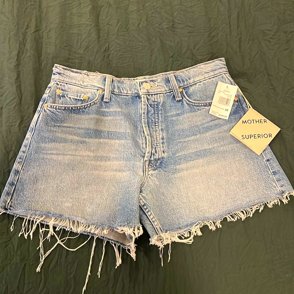 Mother denim shorts